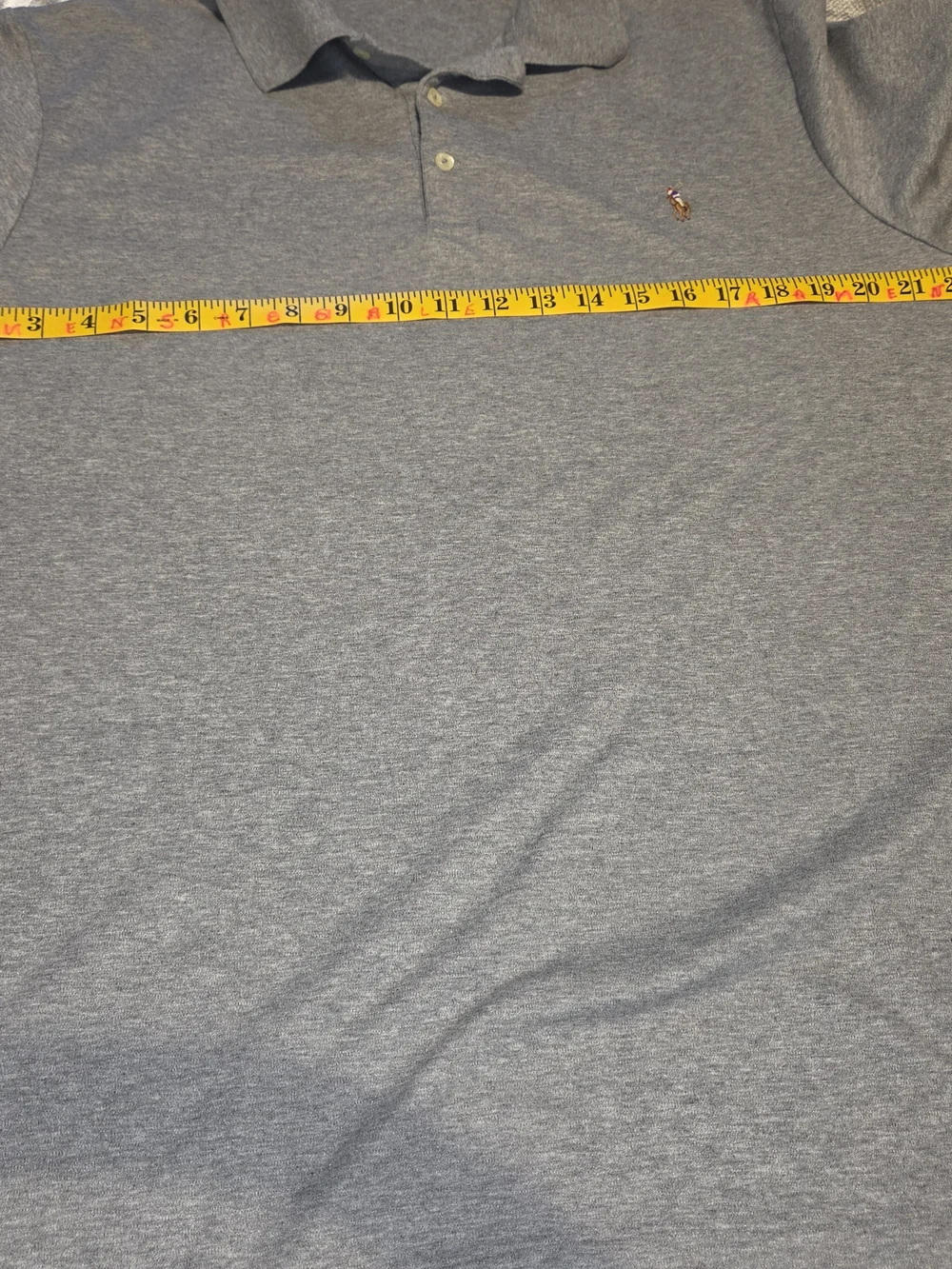 Polo by Ralph Lauren Men’s Heather Gray Polo Size LT